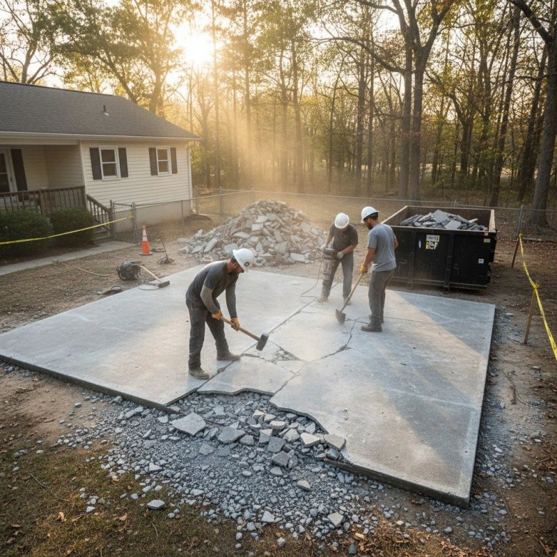 Local Concrete Patio Expansion pros at work